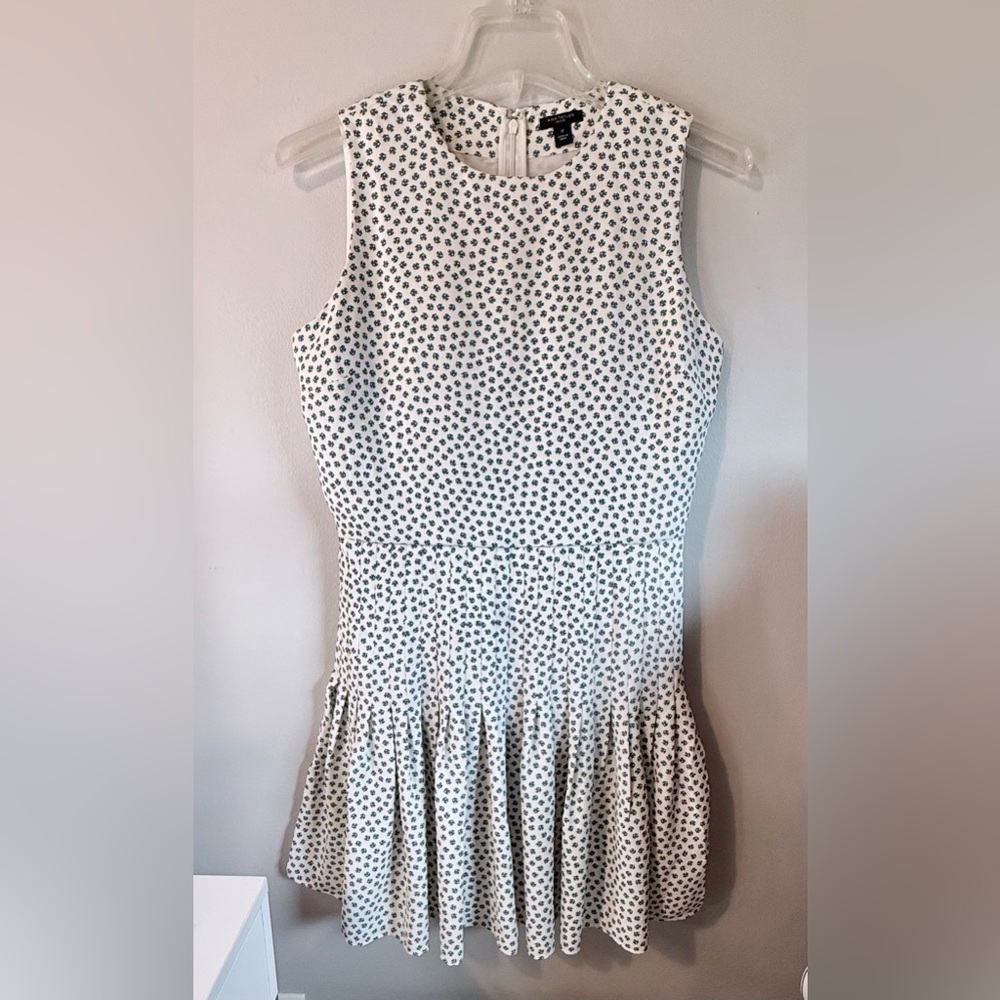 Like New Ann Taylor Pleated Mini Flare Dress 2P
